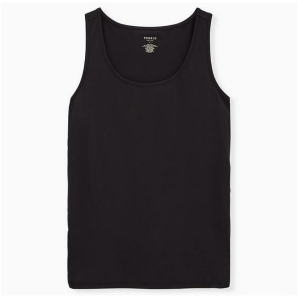 torrid | Performance Ruched Side Scoop Neck Sleeveless Active Tank - Picture 4 of 10